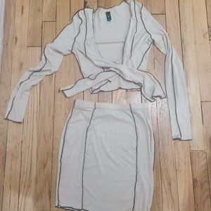 going out top and skirt set